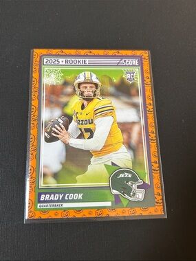 Panini Brady Cook Rookie Card – Orange & Green Accents